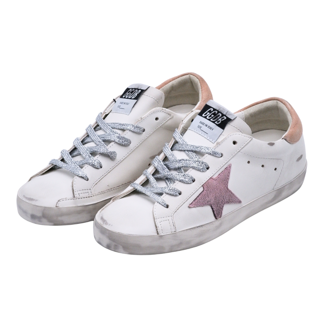 Golden Goose Superstar White Antique Pink (Womens)