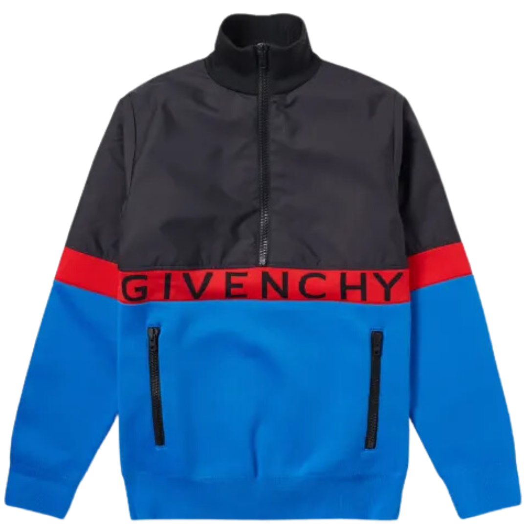 Givenchy Half Zip Logo Band Jacket