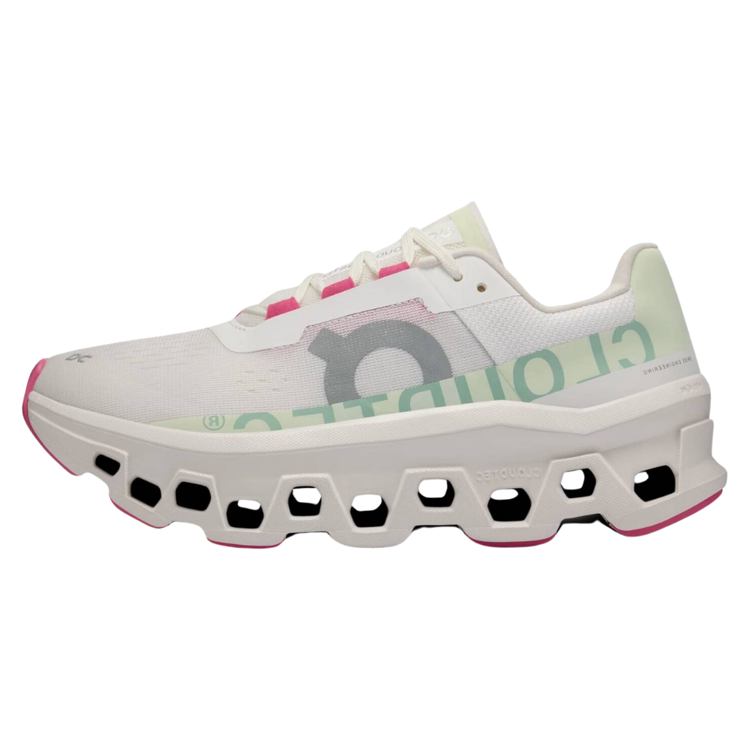 On Running Cloudmonster White/Lima (Womens)