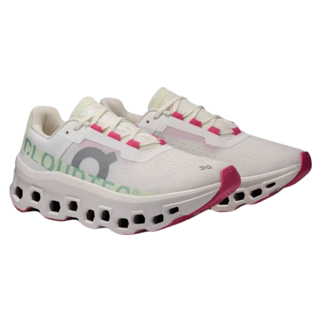 On Running Cloudmonster White/Lima (Womens)