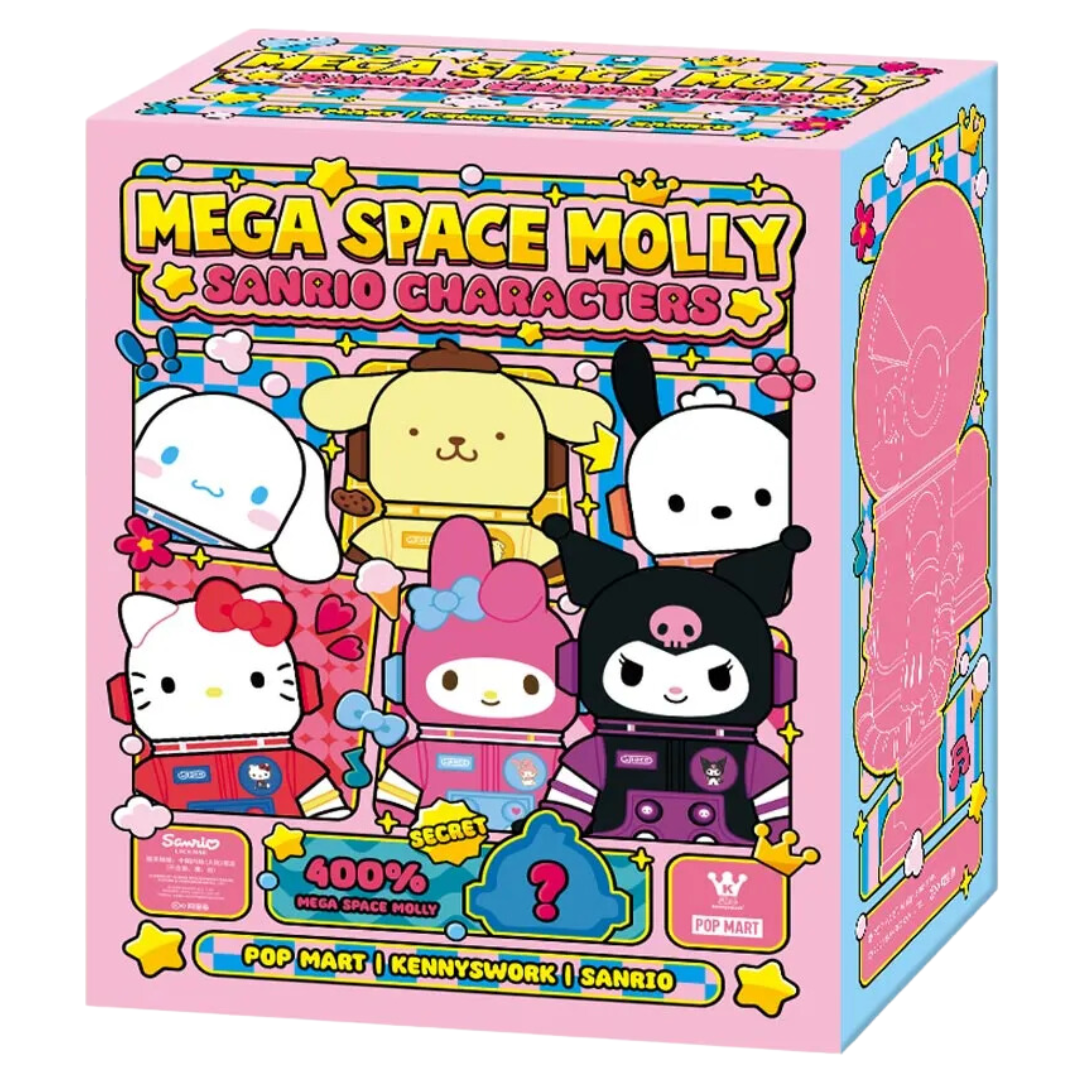 Pop Mart Mega Space Molly Sanrio Character Series 400% (set of 6)