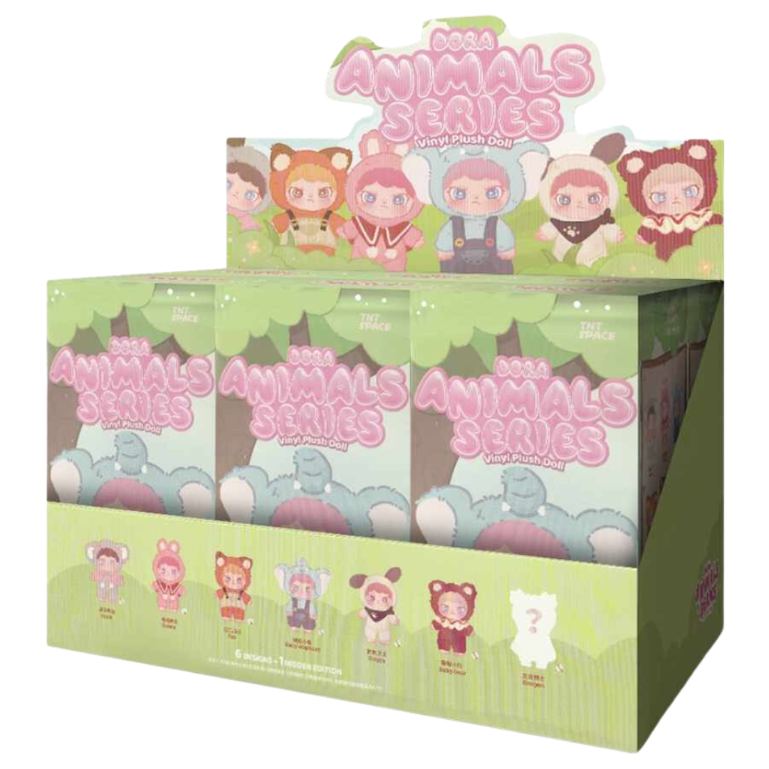 Dora Animals Series Vinyl Plush Doll Blind Box Whole Set