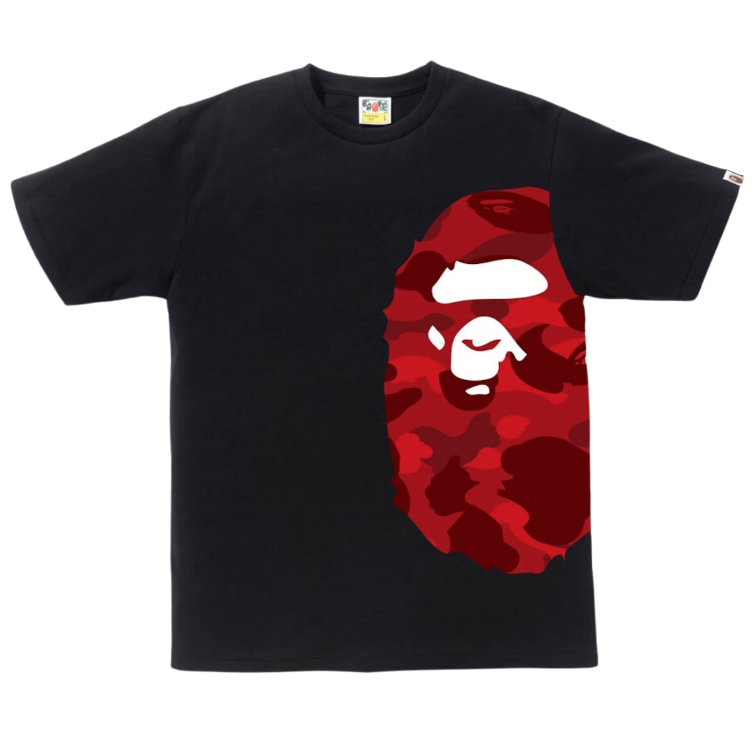 BAPE Color Camo Red Side Ape Head