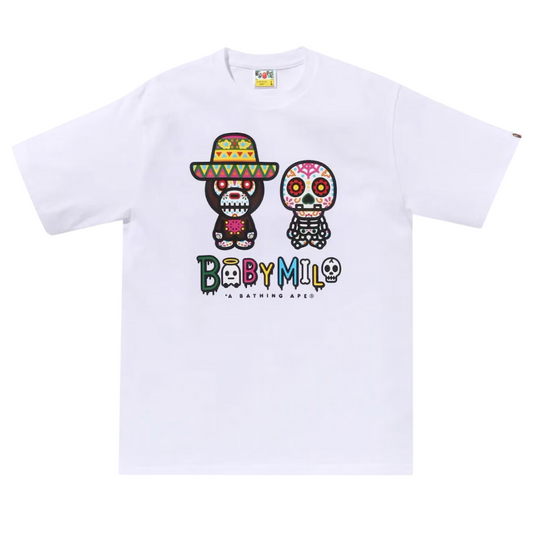 BAPE Halloween Baby Milo Tee White