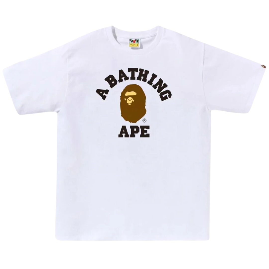 BAPE College Tee White