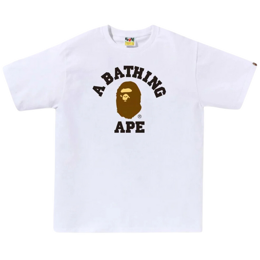 BAPE College Tee White