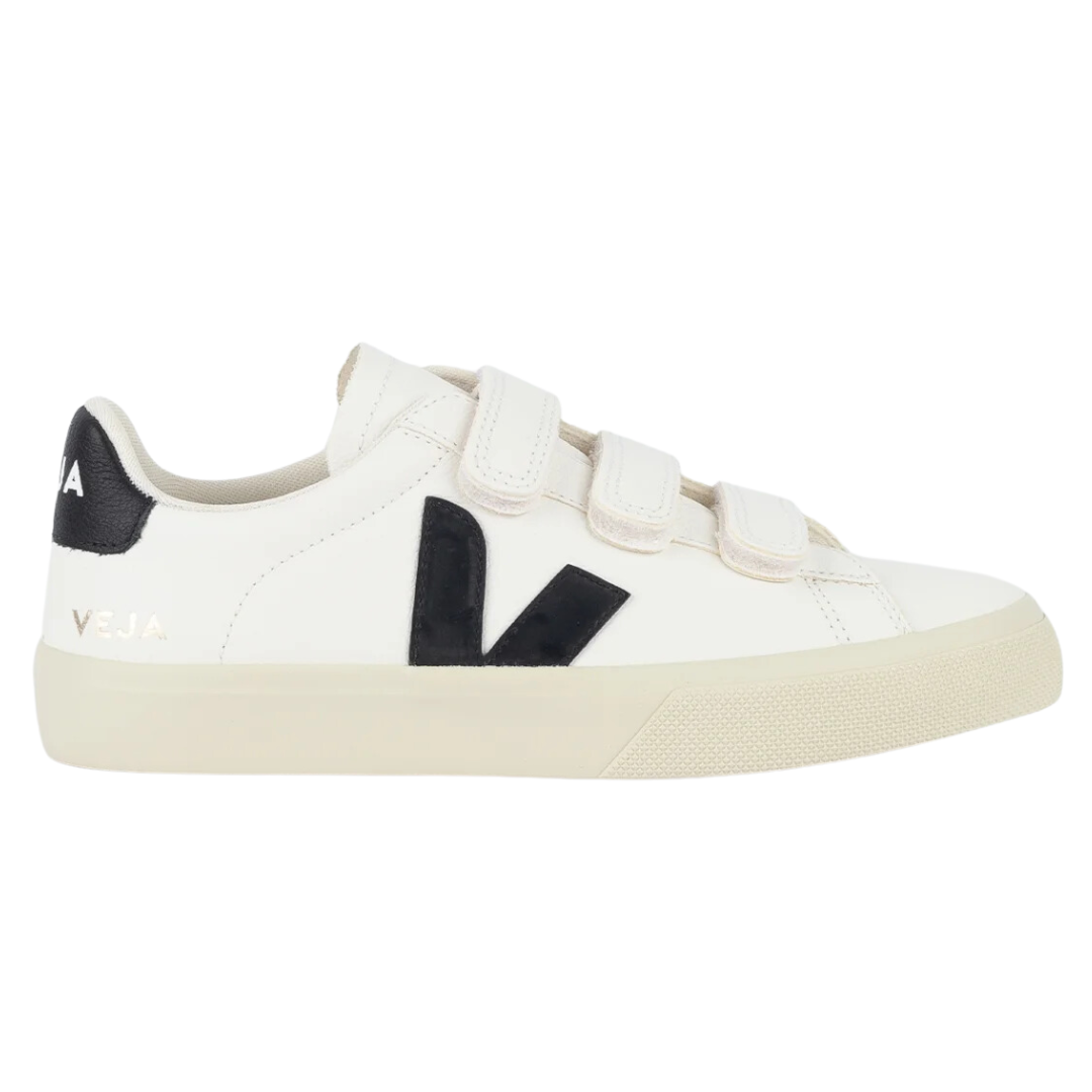 Veja Recife Logo Chromefree White Black (Womens)