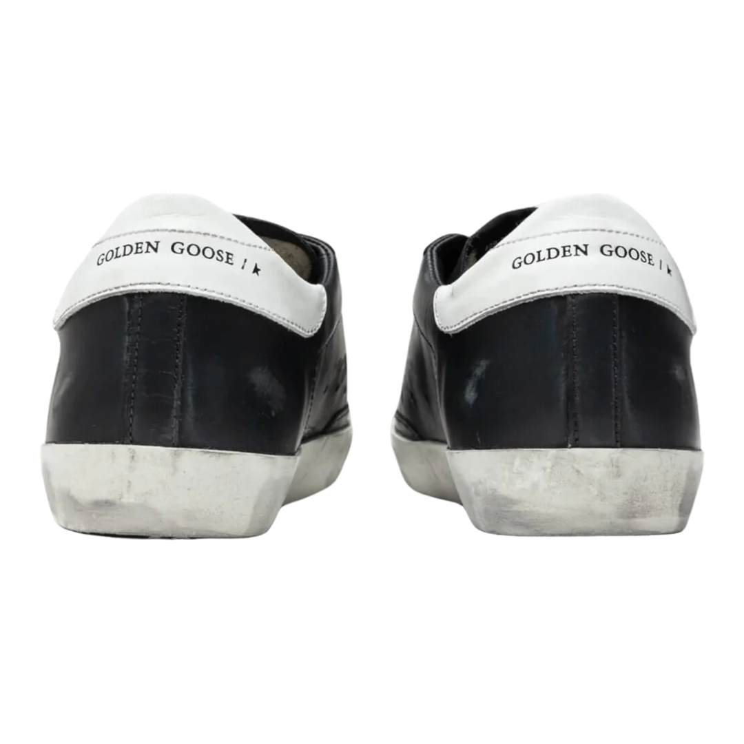 Golden Goose Superstar Trainers Black White (Mens)