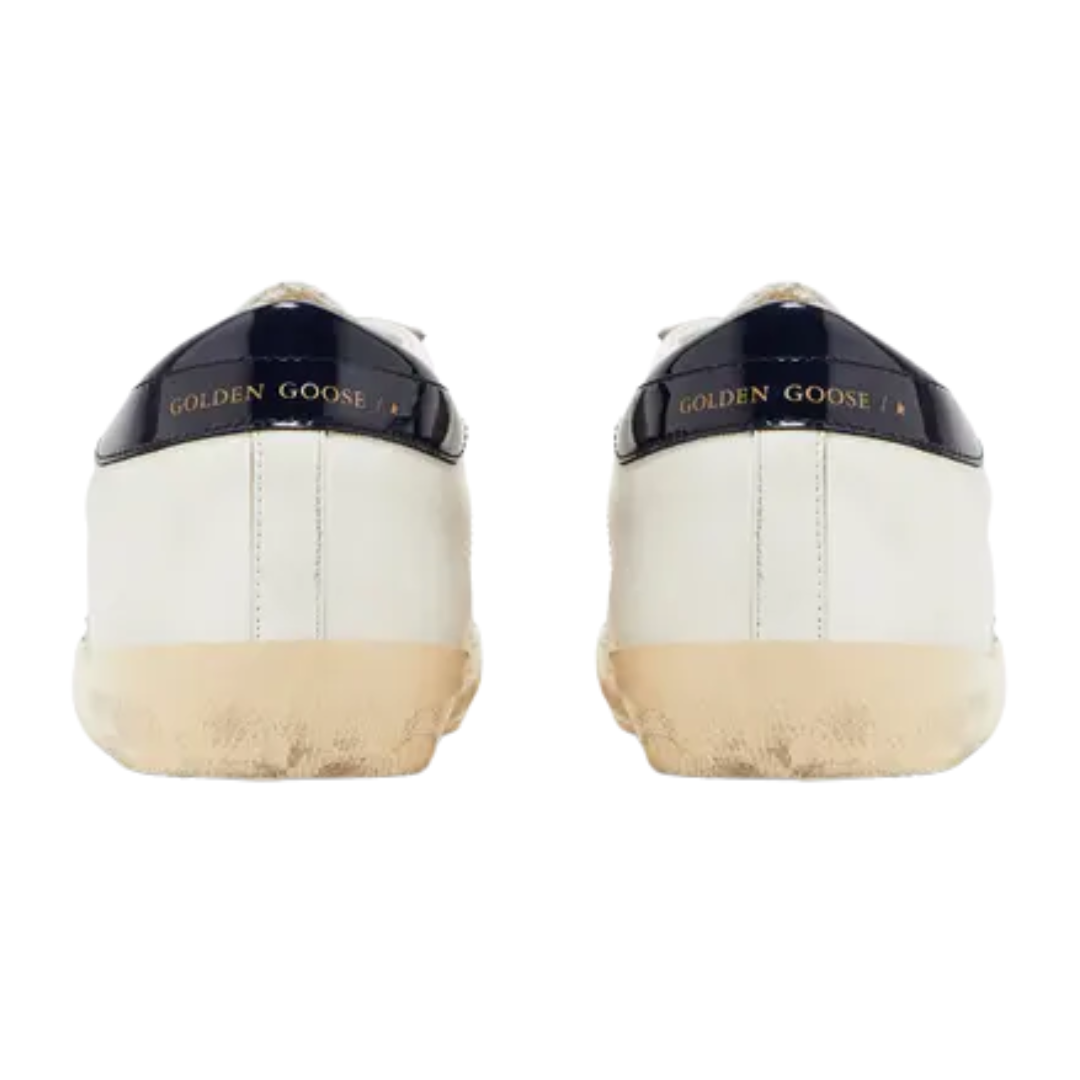 Golden Goose Superstar White Beige Silver (Mens)