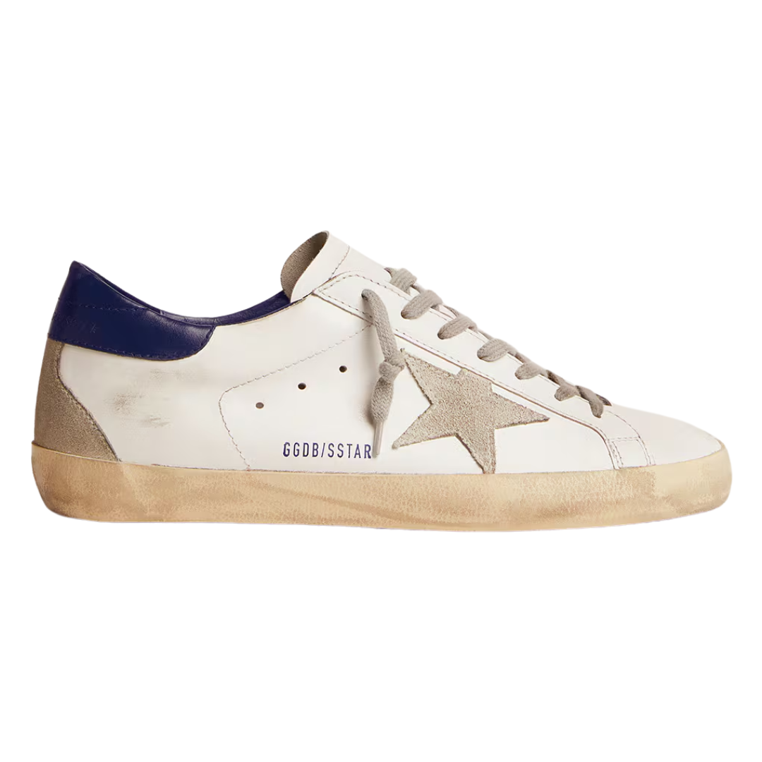 Golden Goose Super-Star White Ice Night Blue (Womens)