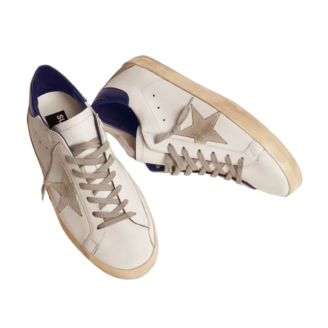 Golden Goose Super-Star White Ice Night Blue (Womens)
