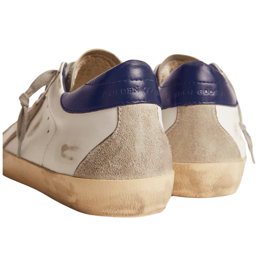 Golden Goose Super-Star White Ice Night Blue (Womens)