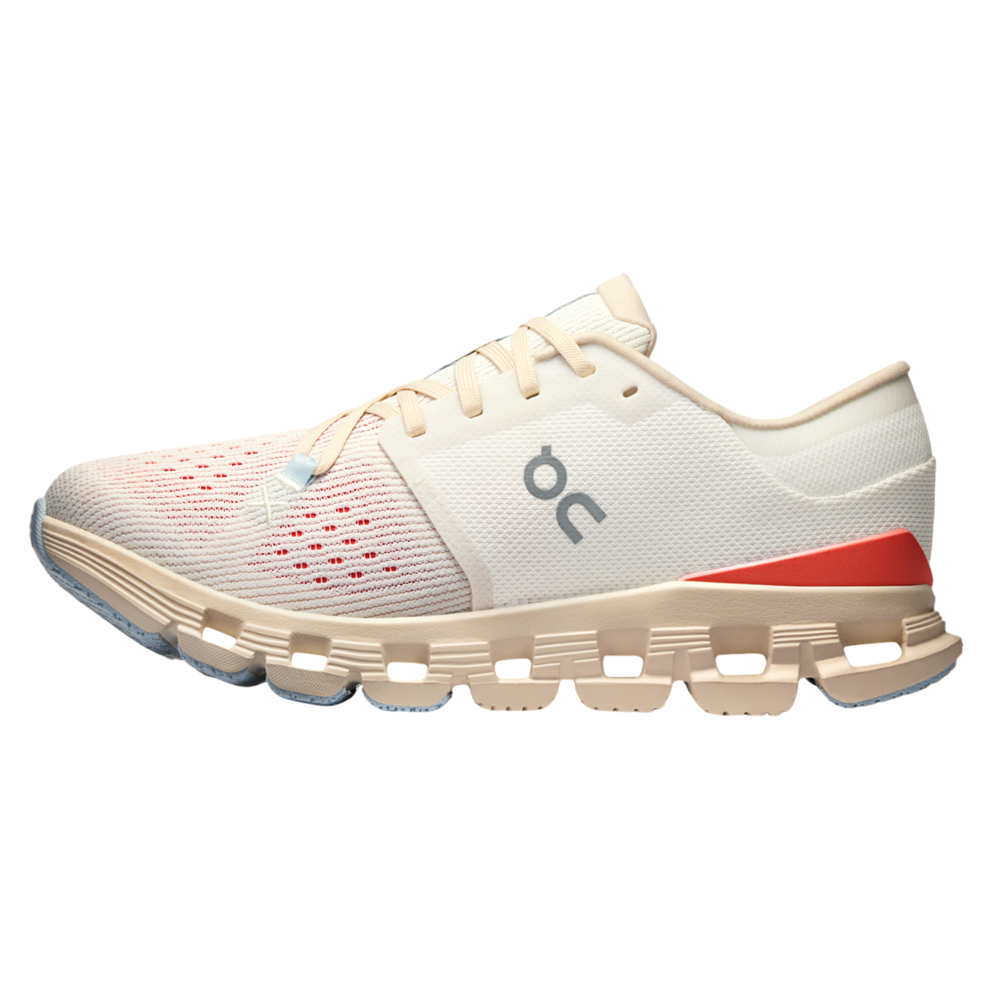 On Running Cloud X4 Ivory Salmon (Womens)