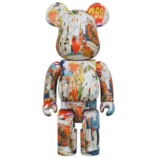 Bearbrick Jean Michel Basquiat x Andy Warhol #4 1000%
