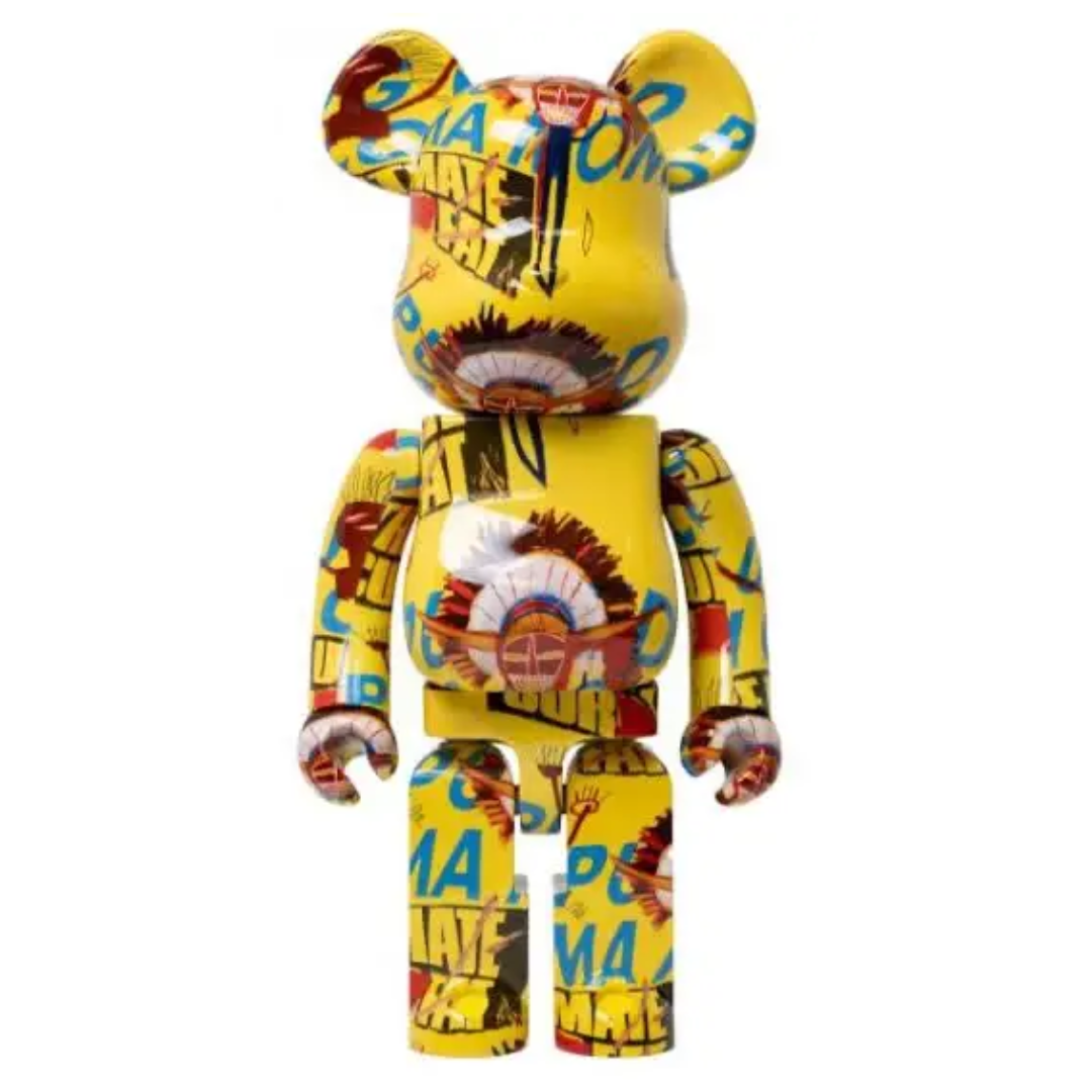 Bearbrick Jean Michel Basquiat x Andy Warhol #3 1000%