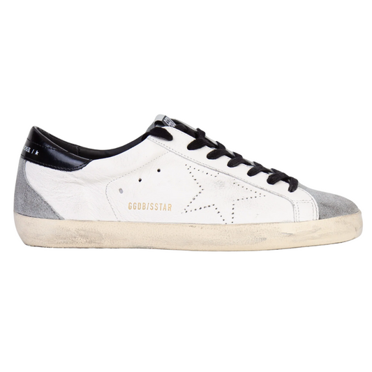 Golden Goose Superstar Black White No Star (Mens)