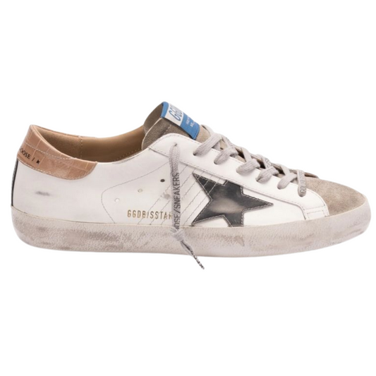 Golden Goose Superstar White Ice Black Beige (Mens)