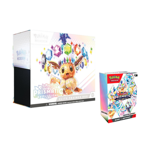 Pokémon Costco Prismatic Evolutions 2-Pack Trainer Box and Booster Bundle