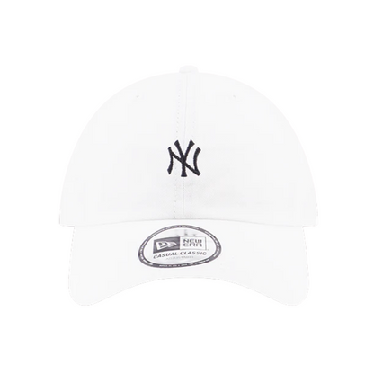 New York Yankees Esstential Mini Logo White Casual Classic Cap
