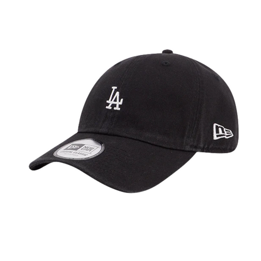 New Era Los Angeles Dodgers Esstenstial Mini Logo Black Casual Classic Cap