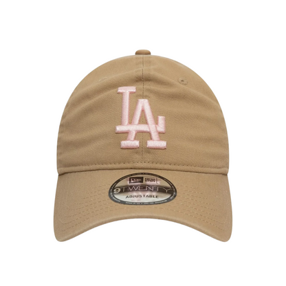 New Era LA Dodgers Neutral Washed Beige 9Twenty Adjustable Cap