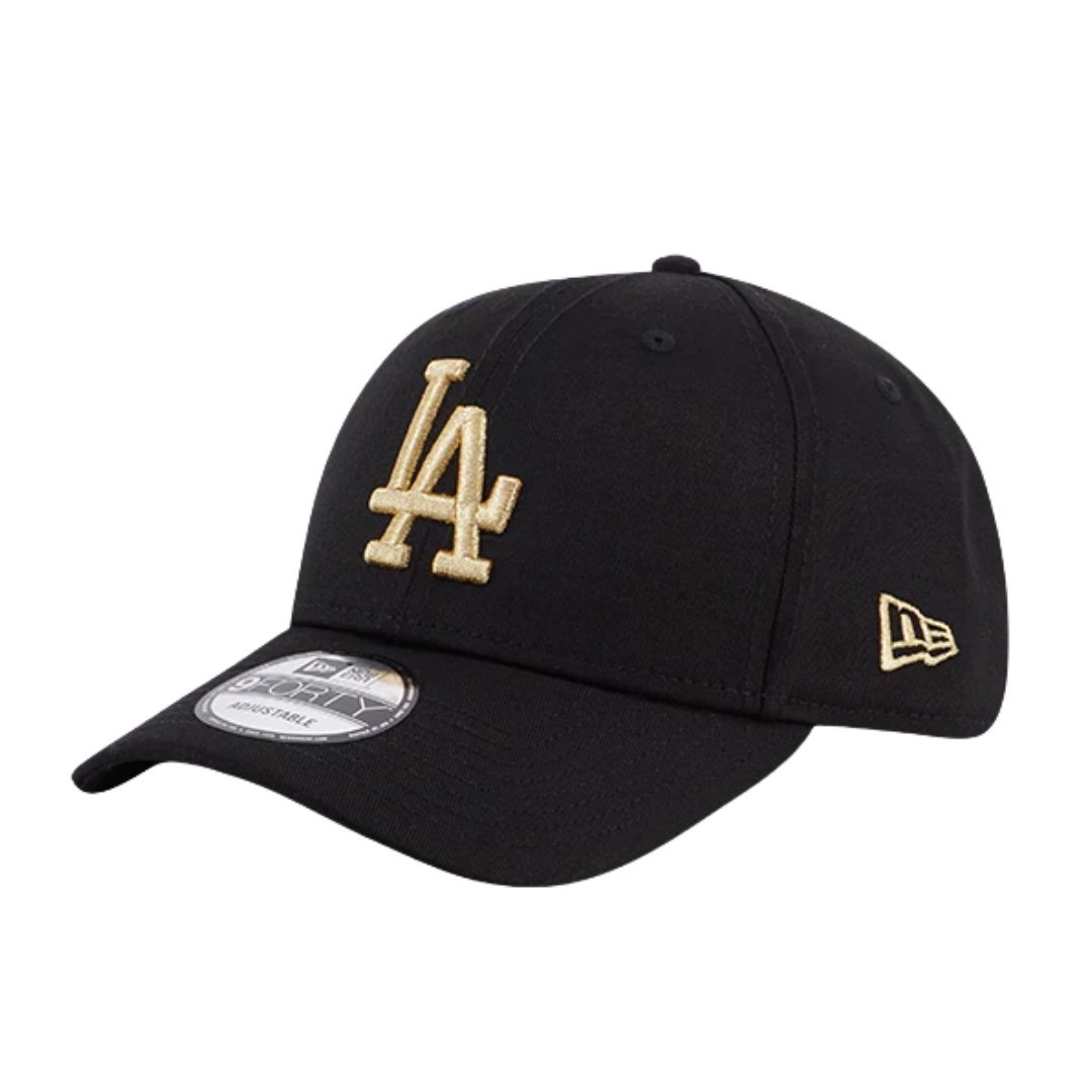 New Era 9forty Los Angeles Dodgers Logo Black Gold
