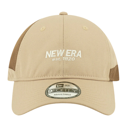 New Era 9forty Wordmark Cordura Re Cor Oat Milk Unstructured Adjustable Cap