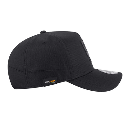 New Era Wordmark Cordura Re Cor Black 9FORTY A-Frame Snapback Cap