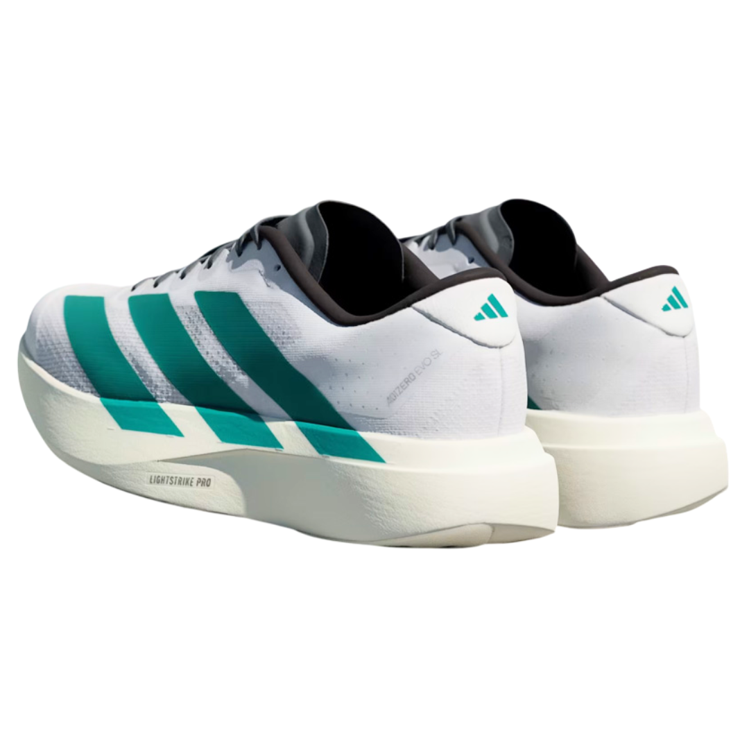 Adidas Adizero Evo SL White Pure Teal (Mens)