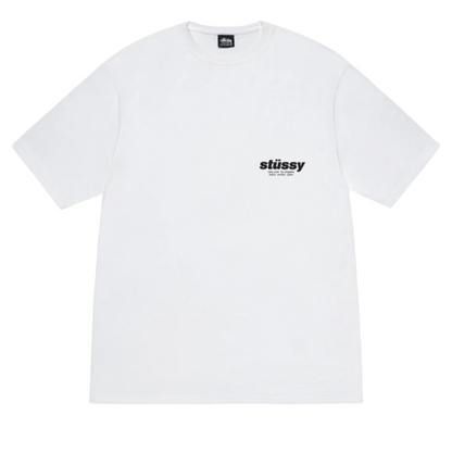 Stussy Rollers Tee White