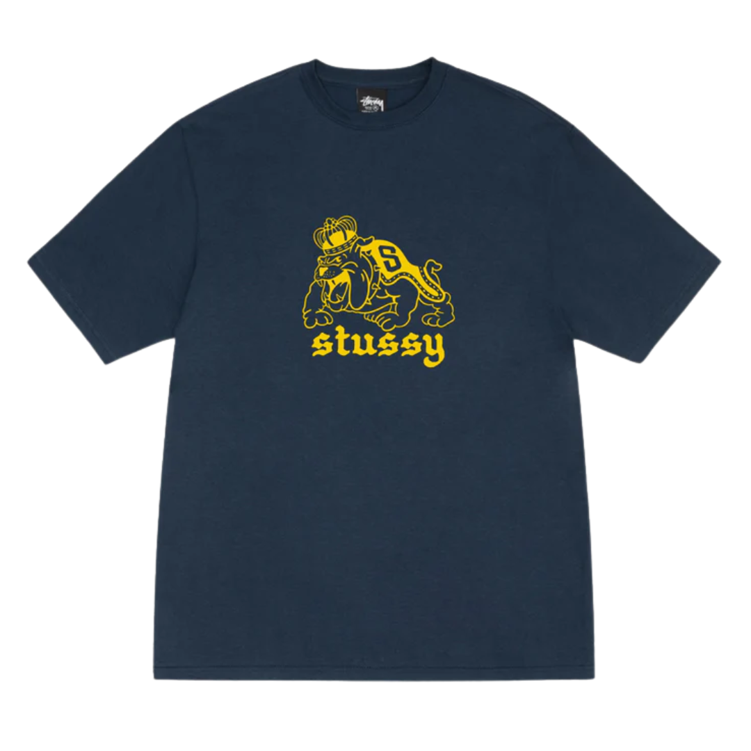 Stussy Bulldog Tee Navy
