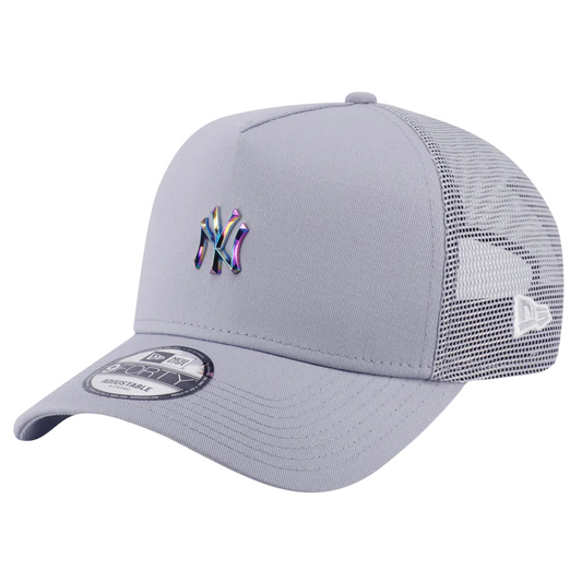 New Era 9Forty AF Trucker Mlb Metal Badge Neyyan Grey
