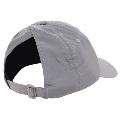 New Era Women Open Back Recy Reflective Grey Adjustable Cap