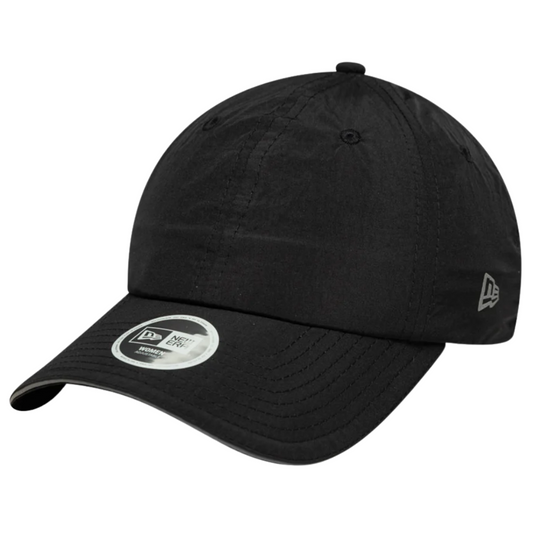 New Era Women Open Back Reflective Black Adjustable Cap