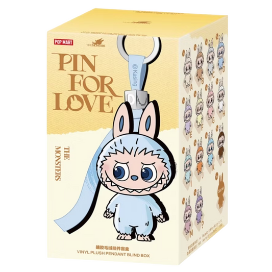 Popmart Labubu The Monsters Pin For Love Vinyl Plush Pendant Blind Box (A-M)