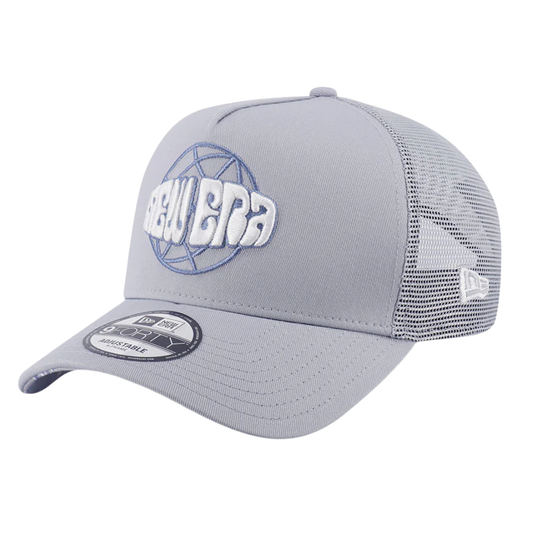 New Era 9forty Street Wing Dolphin Grey A-Frame Trucker