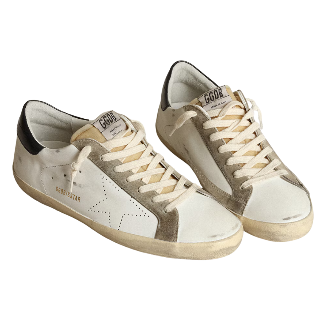Golden Goose Superstar White Yellow Taupe (Mens)