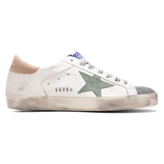 Golden Goose Superstar White Dark Grey Military (Mens)