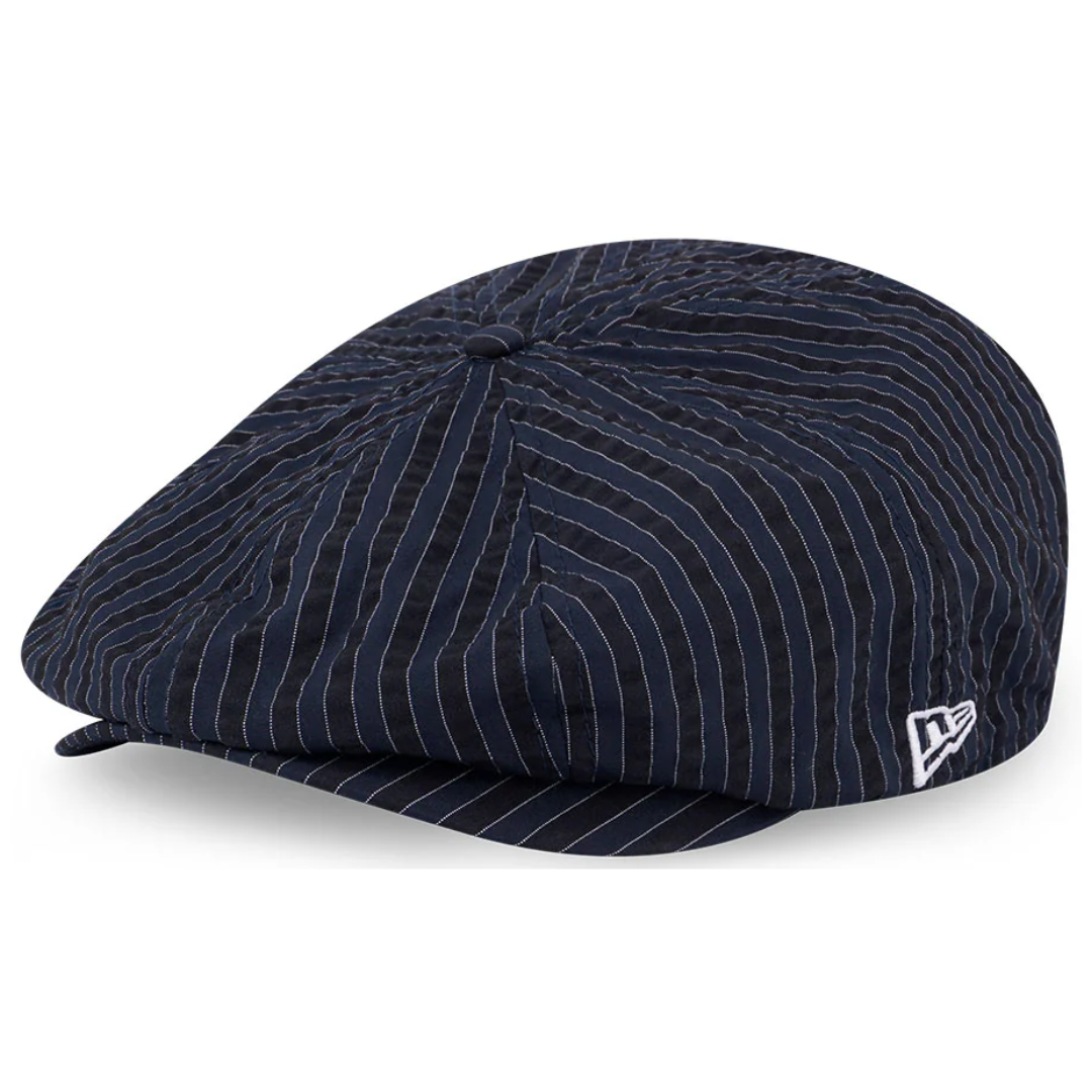 New Era Street Class Navy Stripe Newsboy Hat