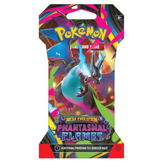 Pokémon- Mega Evolution Phantasmal Flames - Sleeved Booster