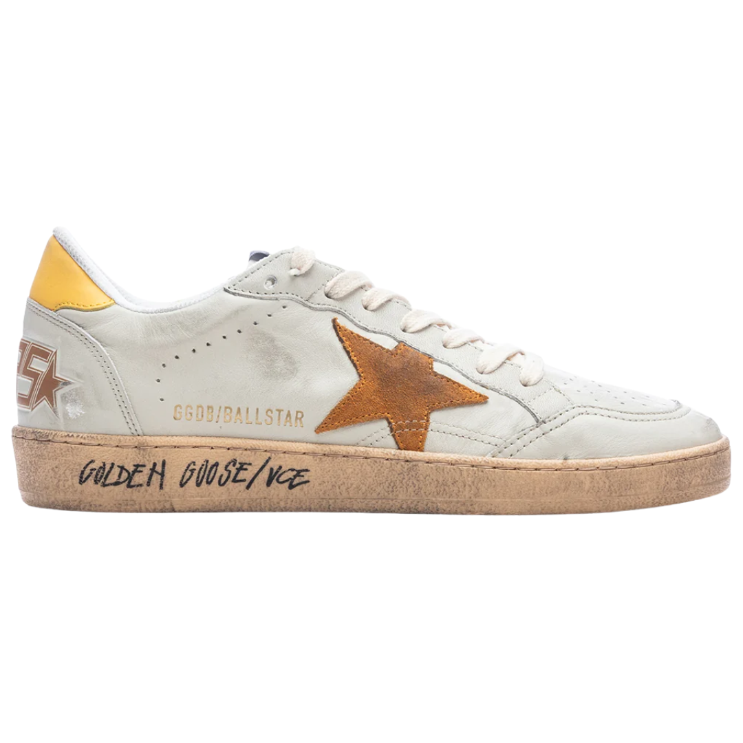 Golden Goose Ball Star White Cathay Spice (Mens)