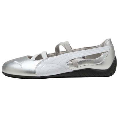 Puma Speedcat Ballet Metallic Silver White (Womens)