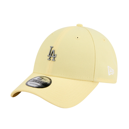 New Era 9forty Los Angeles Dodgers Mini Rough Metal Badge Baby Yellow