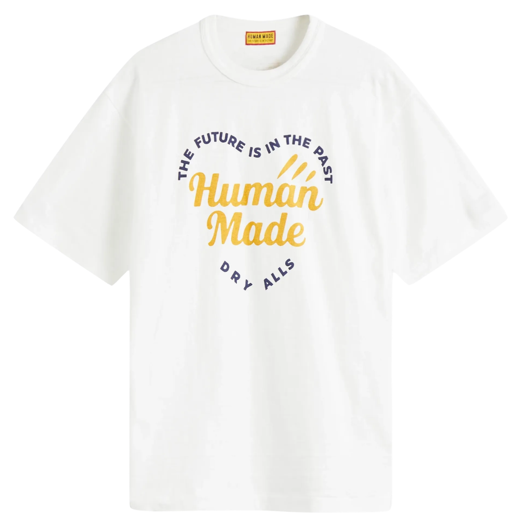 Human Made The Future Is In The Past Heart Tee White
