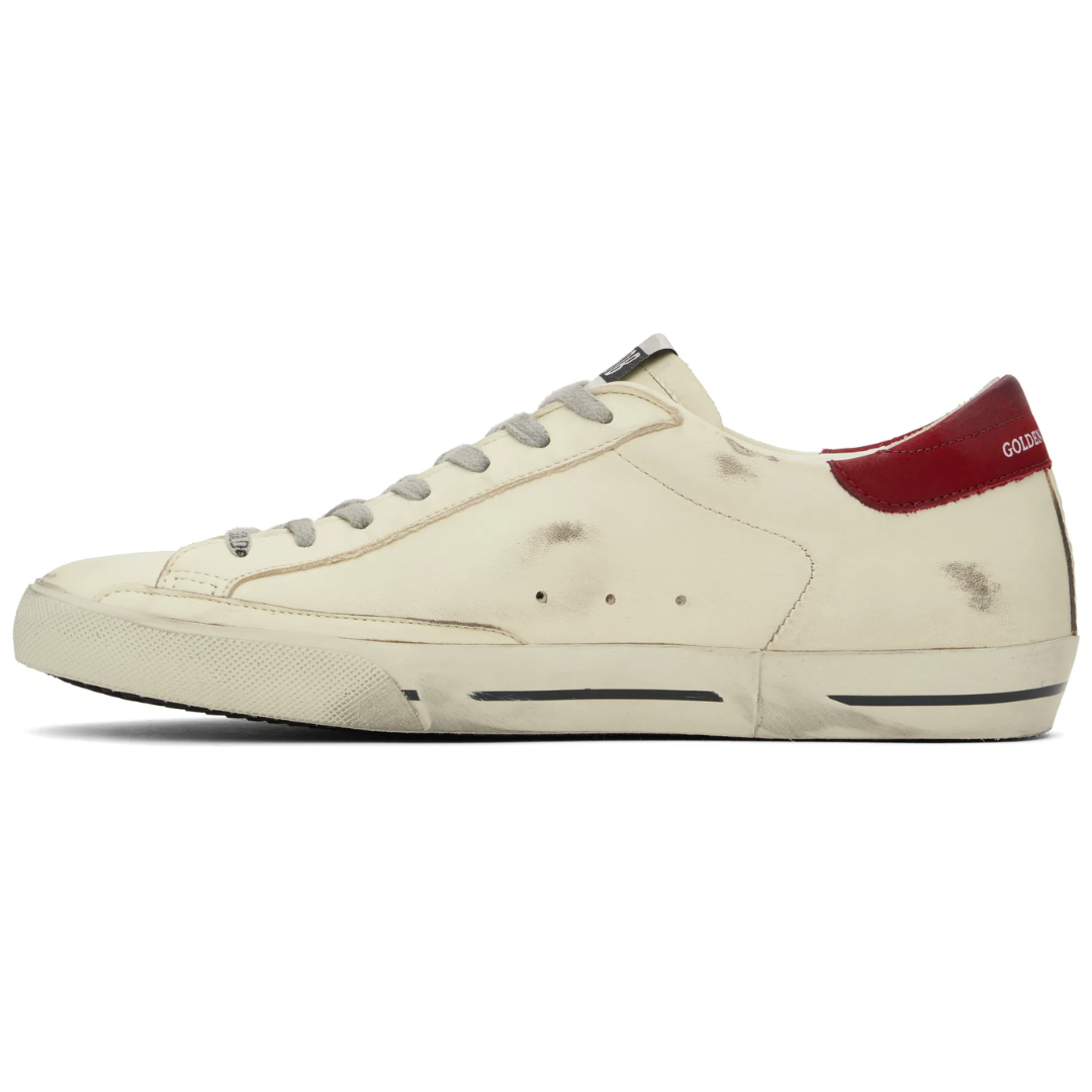 Golden Goose Super-Star White Blue Red (Mens)