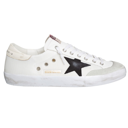 Golden Goose Superstar White Black Beige (Mens)
