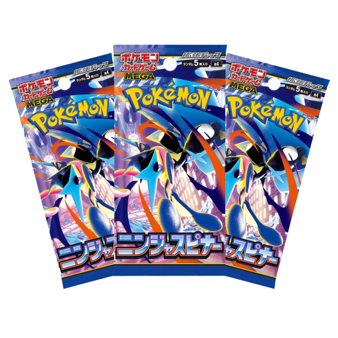 Pokémon Ninja Spinner M4 Japanese Booster Packs