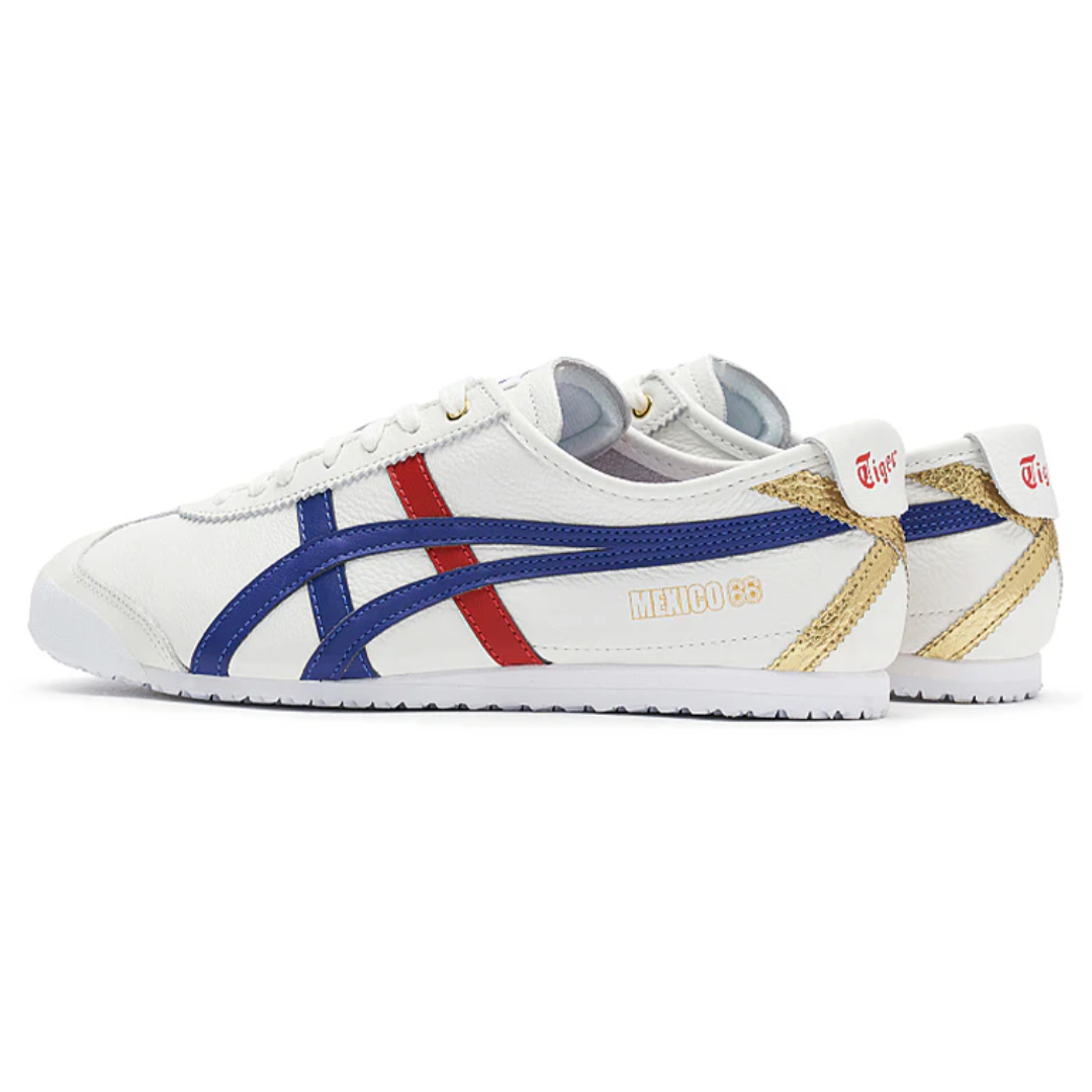 Onitsuka Tiger Mexico 66 Blue Red Metallic Gold (Womens)