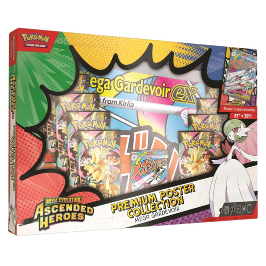 Pokemon TCG Mega Evolution Ascended Heroes Premium Poster Collection Mega Gardevoir