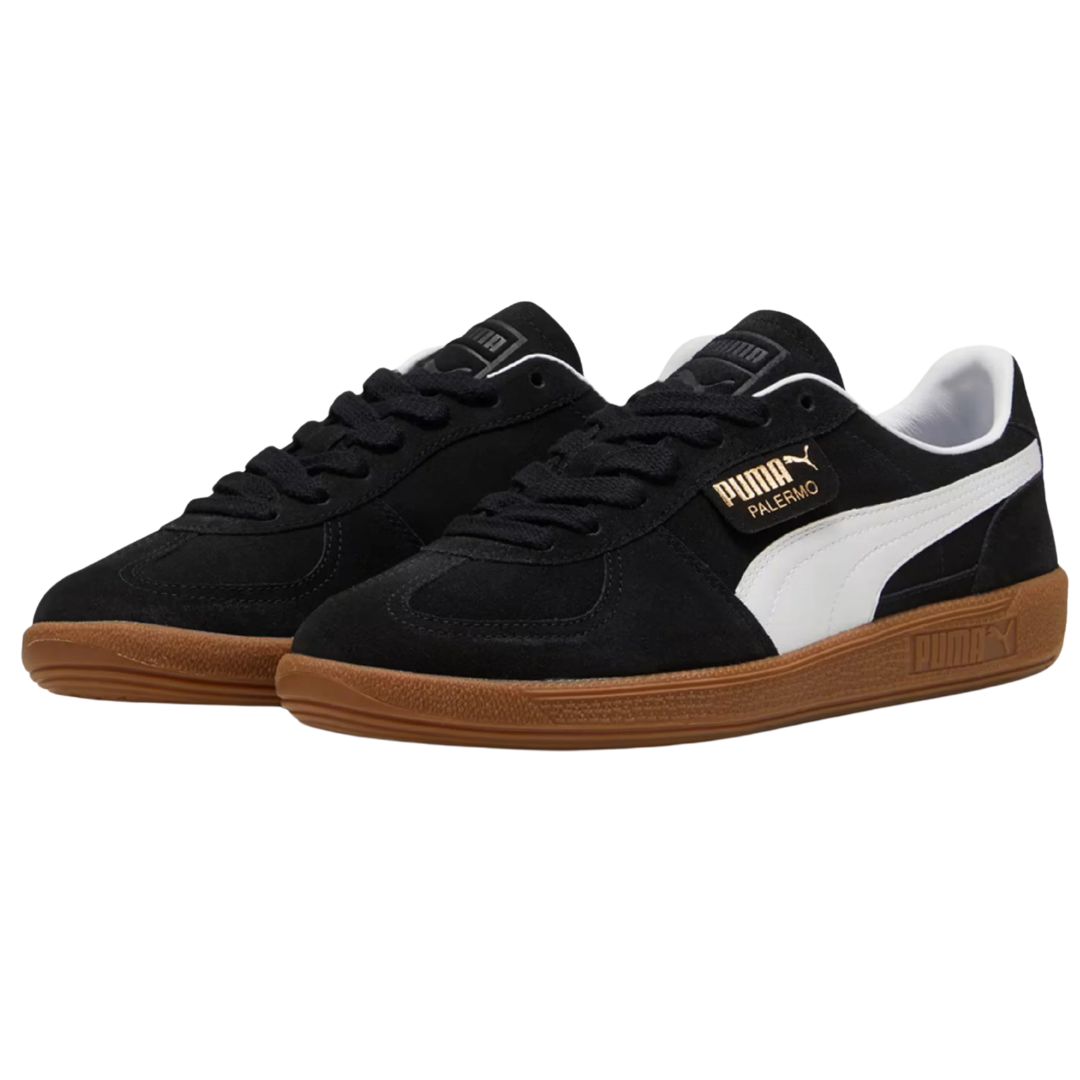 Puma Palermo Black White Gum (Mens)